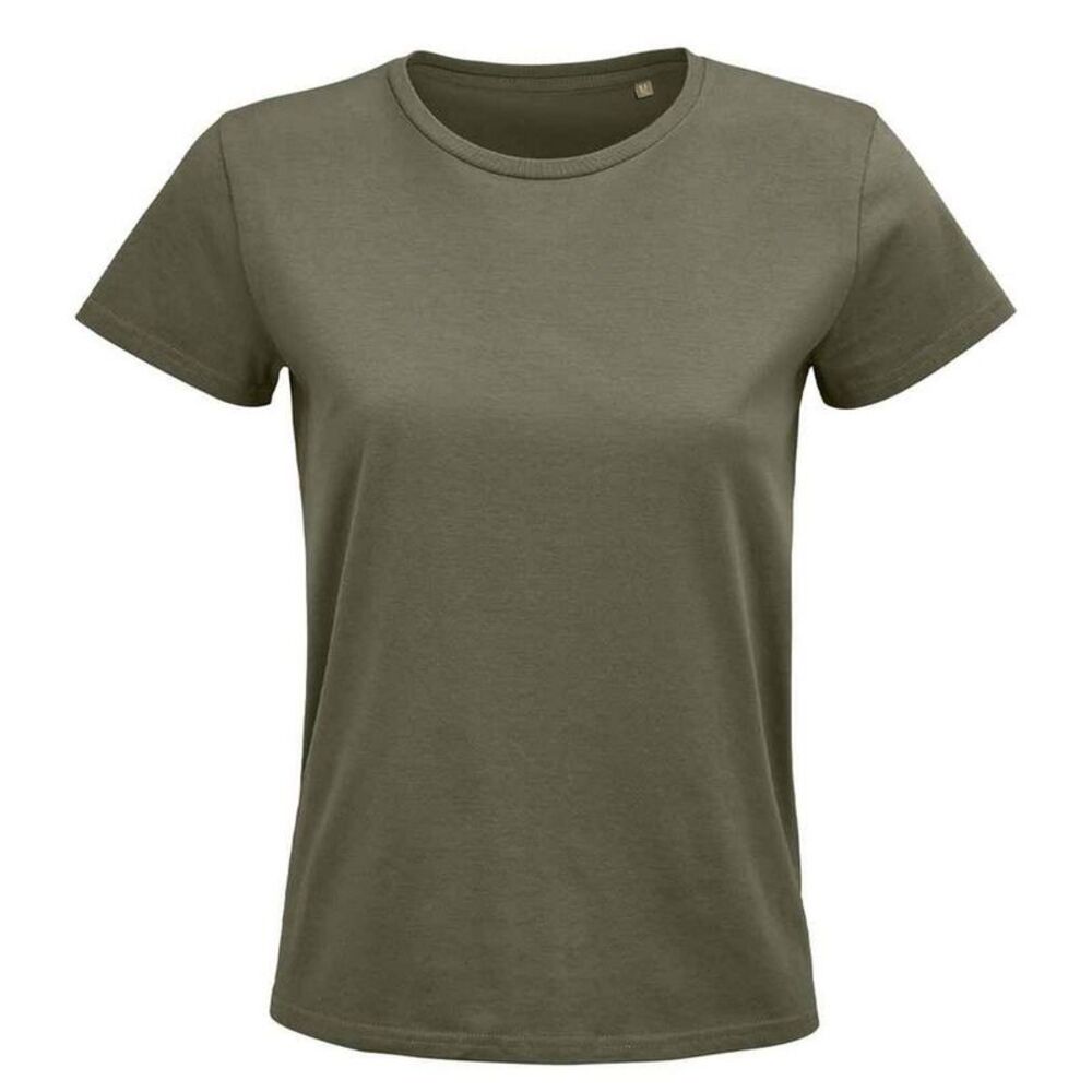 SOLS Womens/Ladies Pioneer T-Shirt / Khaki